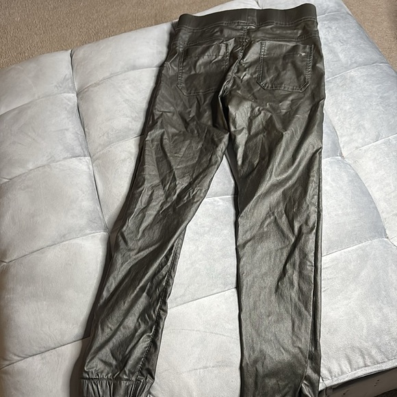 Bevy Flog Stylish Black Faux Leather Joggers size 25 - Picture 9 of 15